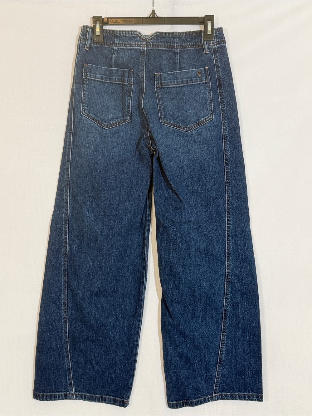 Anthropologie Pilcro Lex Jeans Size 26 High Rise Tapered Dark Denim - Picture 6 of 15